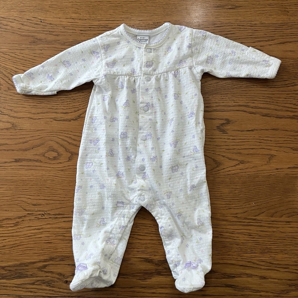 Vintage OshKosh B'Gosh 3–6 Months Baby Sleeper Pajamas